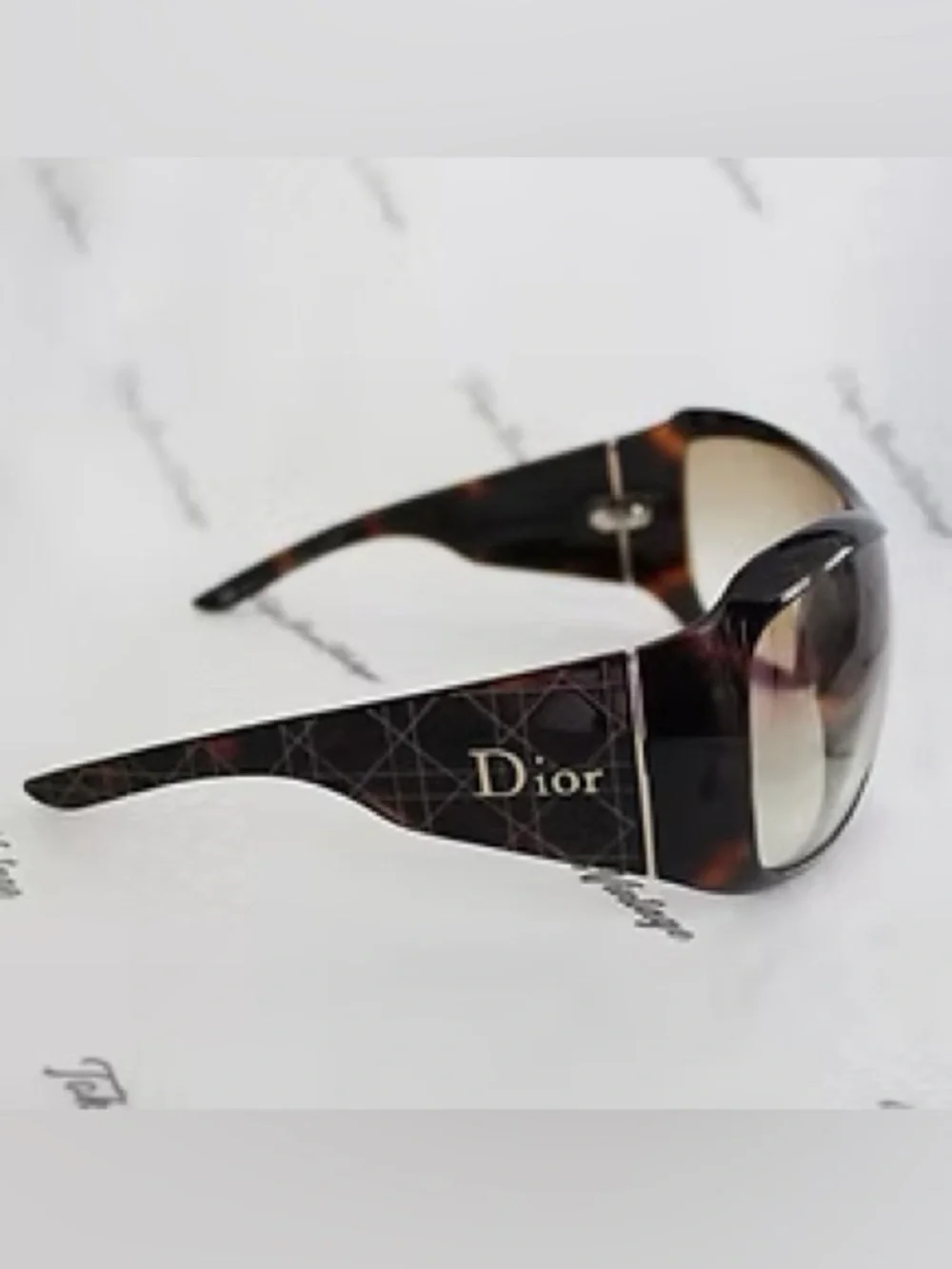 Authentic Christian Dior Cannage Shield Sunglasses - Picture 1 of 9
